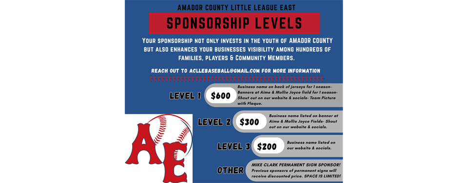 Sponsorship Opportunities