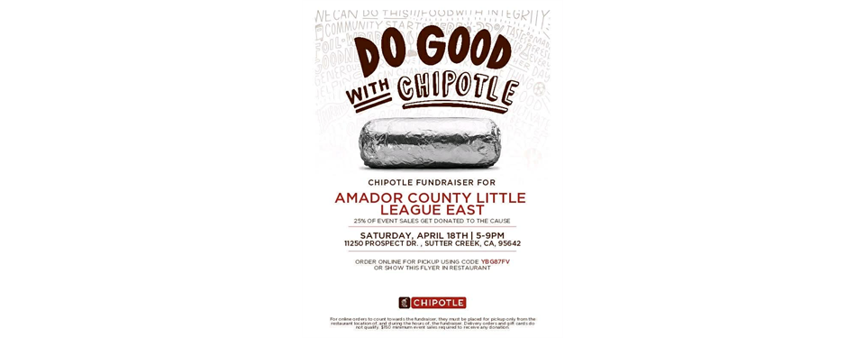 Chipotle Fundraiser